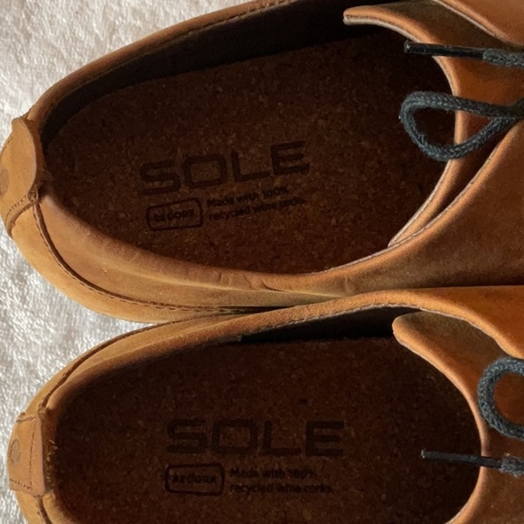 Classic Brown Leather Flats - Picture 4 of 8